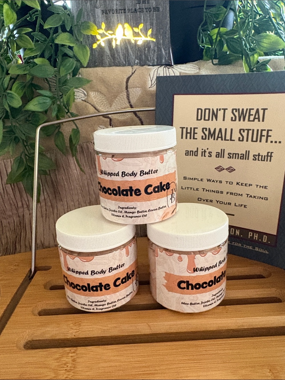 JB- Handmade 🍫Chocolate 🍰Cake Whipped Body Butter  4oz jar - Picture 2 of 5